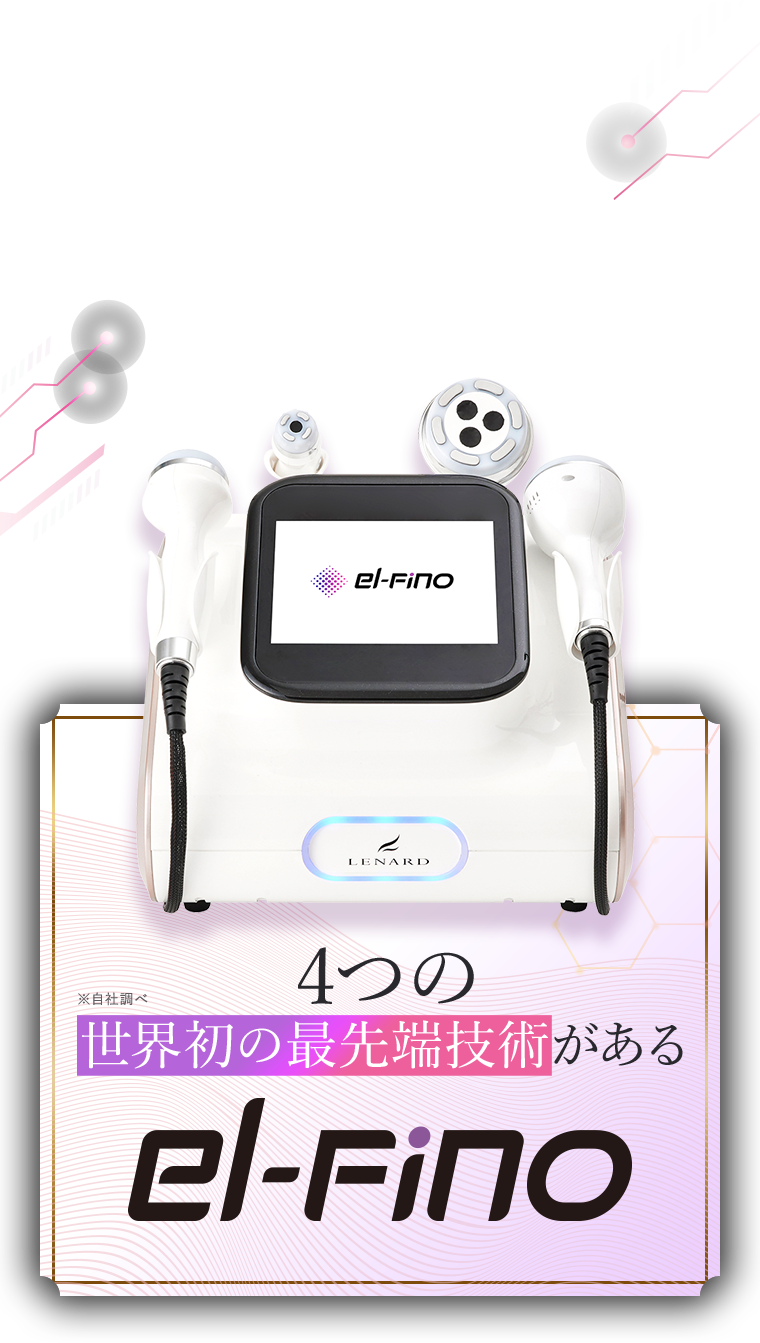 4つの世界初の最先端技術があるel-Fino